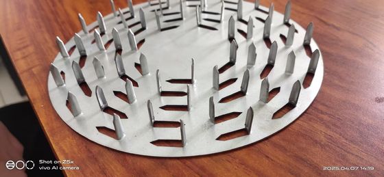 50mm Width Anti Split Plate Rectangle Unilateral Thorn Metal Nail Plate
