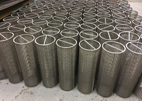 Customized 500mm Diameter Stainless Steel V Wire Wedge Wire Screen For Durable Construction