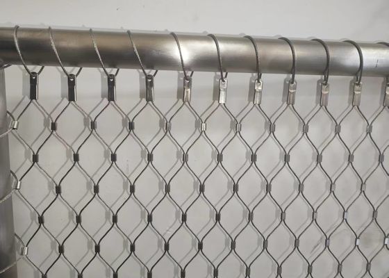 316l Zoo 7x7 Flexible Stainless Steel Cable Netting Rope Mesh