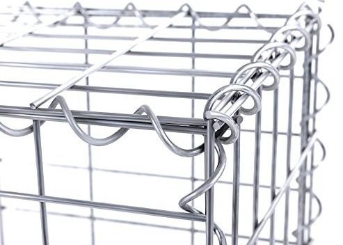 Hot Dipped Galvanized Stone Cage Welded Gabion Box 4mm Wire Thickness