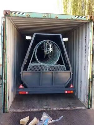 Razor Wire Mobile Security Barrier System Mobile Rapid Deploy Razor Barrier Trailer