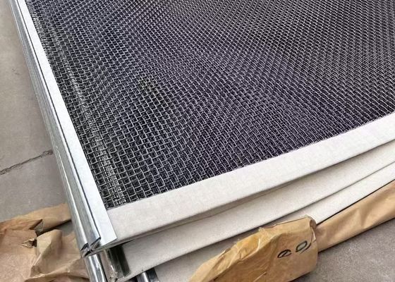 304 Mesh Crimped Stainless Steel Wire Mesh For Mining Vibrating Swing Screen Mesh