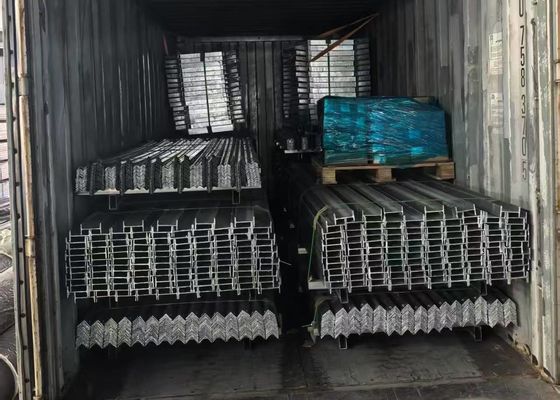 W Profile Hot Dipped Galvanized Palisade Fence 2400hx2300l For Cell Tower