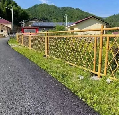 Imitation Bamboo Farm Fence Guardrail For Aesthetic Outdoor Spaces