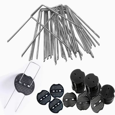 Hot Dipped Galvanized U Type Garden Grass Lawn Turf Staple Lawn Nail 9 Gauge Wire Diameter