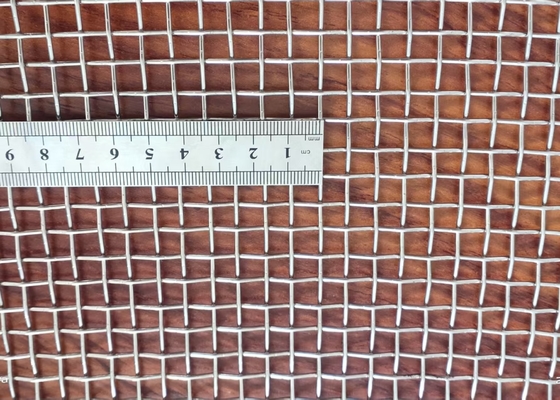 Stainless Steel 3x3 316 316L Crimped Wire Mesh Plain / Twill Weave