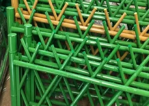Weather Resistant Imitation Bamboo Garden Fence For Enhanced Privacy