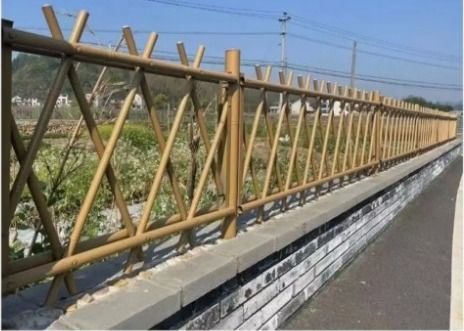 Durable Imitation Bamboo Fencing For Stylish Garden Designs