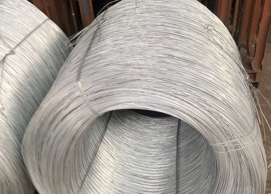 Hot Dipped Galvanized Galvanized Binding Wire , Mild Steel Wire 25 Kgs Coil