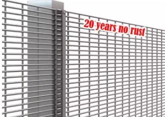 Heavy Duty Cheap Plastic Metal Garden Prison Railway Station High Security 358 Anti Climb Wire Mesh Fence For Sale