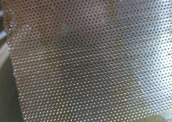 0.8mm Hole 80mm Width Stainless Steel Perforated Sheet Round Hole