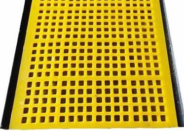 Iron Ore Pu Vibrating Linear Screen Mesh Mine Sieve Trommel Shale Shaker Banana Screen