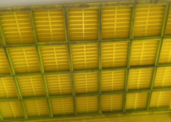 300x1200mm Polyurethane PU Modular Screen Panel High Separation Efficiency