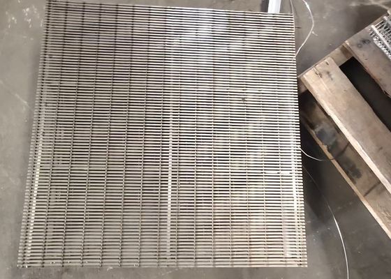 Plain Weave Hexagonal Hole Shape 610*610 PU Polyurethane 80-95 Shore A Wedge Wire Mesh