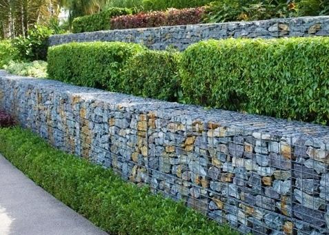 Welded Gabion Baskets With Lid Galvanized Wire Retaining Wall