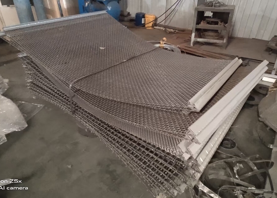 65 Mn Stainless Steel Crimped Mine Sieving Wire Mesh for Vibrating Screen