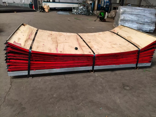 Self Cleaning Polyurethane Vibrating Sieve Screen Red Color