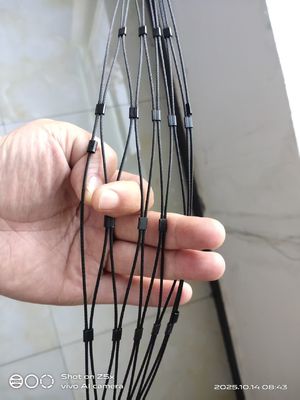 SS Rope Mesh Black Oxide Wire Dia 1.2 Mm ( 7x 7)