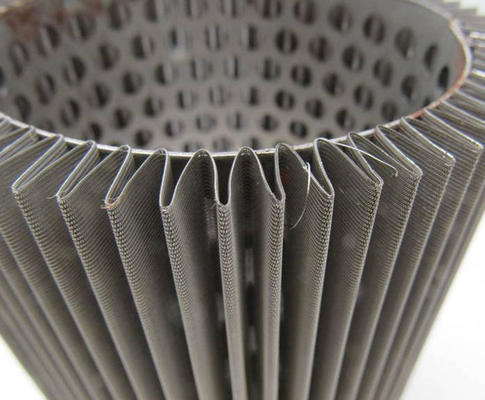 Stainless Steel Pleated Filter Wire Mesh Strainer element