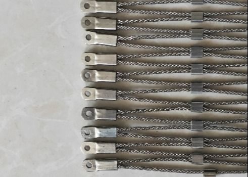 1.5mm Thickness SS 316 Wire Rope Fence Stainless Steel Rope Mesh For Zoo