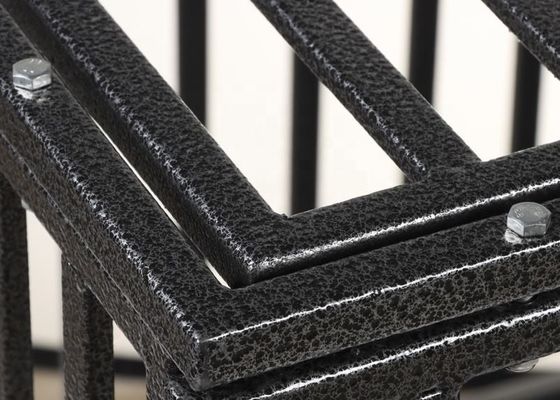 Metal Folding Foldable Pet Dog House With Removable Tray