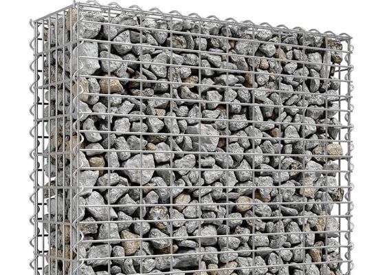 Customized Shape Hot Dipped Galvanized Welded Gabion Mesh For Gabion Screen