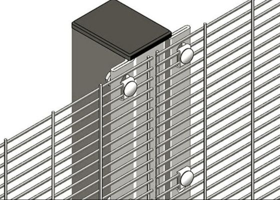Steel Anti Climb 358 Wire Mesh Fencing High Security