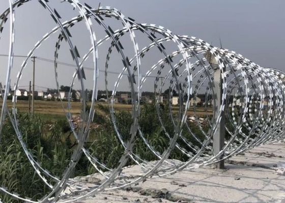 Bto22 Razor Concertina Coil 450mm Diameter Barbed