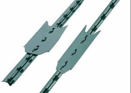 Galvanized Hd 6 Foot Steel Fence Post With Plate