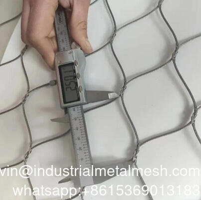 304 Aviary Stainless Steel Stair Rope Mesh Cable Netting