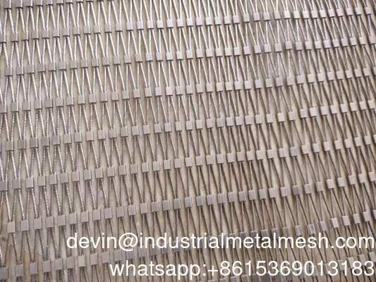 Stainless Steel 304/316 7*7 Zoo Wire Mesh Fence Green Wall Mesh Safety Net Stainless Steel Rope Mesh