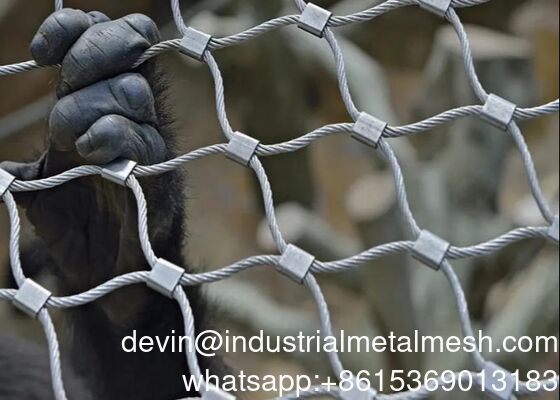 Hot Sale Flexible Stainless Steel Rope Mesh Wire Rope Mesh
