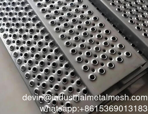Aluminum Perforated Plank Walkway Grating Perf-O Grip Strut Safety Floor Grating