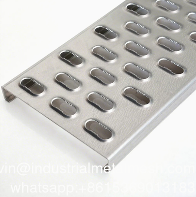 Galvanized Sheet Oval Grip Strut Work Platform Walkway Safety Grating