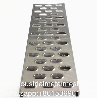 Galvanized Sheet Oval Grip Strut Work Platform Walkway Safety Grating