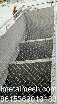 Top Grade Black Oxide Stainless Steel Wire Rope Mesh for Zoo Fence