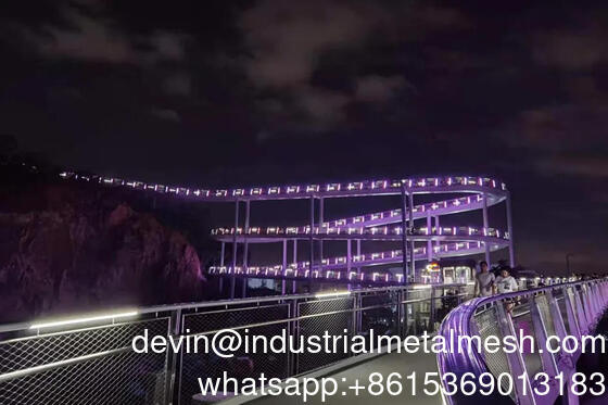 Ss 304 316 Zoo Wire Mesh Stainless Steel Wire Rope Aviary Mesh for Bird Protection