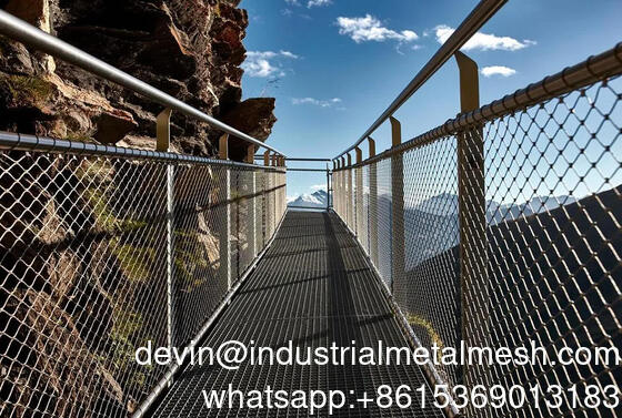 Hot Selling Product Ss 316 Flexible Stainless Steel Ferrule Cable Wire Rope Mesh for Stair Railing