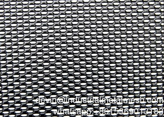Heavy Duty DVA Mesh Black Color Aluminum One Way Vision Expanded Metal Mesh Sheet