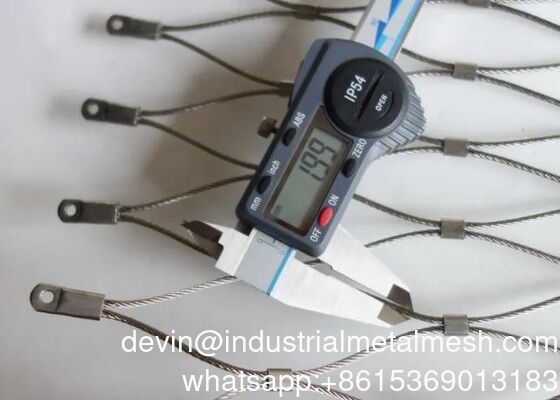 Decoration X-Tend Stainless Steel Rope Zoo Animal Diamond Mesh Net Fence