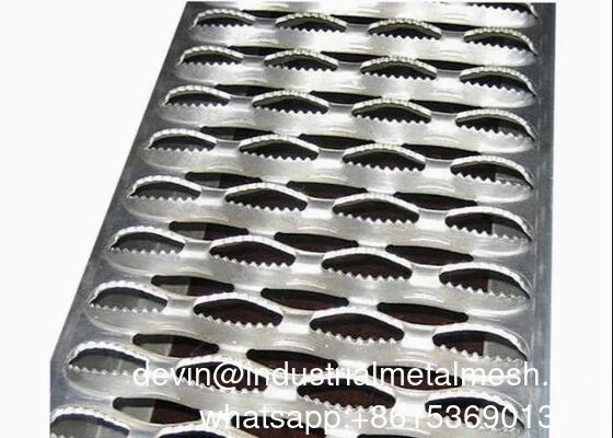 Aluminum Stainless Steel Grating Grip Strut Stair Tread Anti Slip Dimple Plate for Ladder Rungs