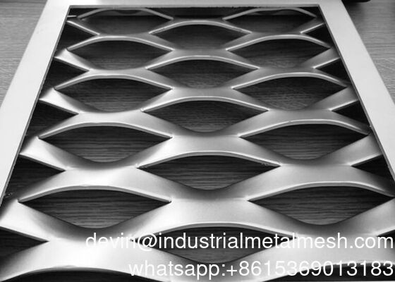 Heavy Duty Walkways Hexagonal Hole Flat Expanded Metal Mesh Sheet