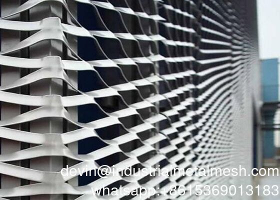 Heavy Duty Expanded Metal Grating Durable Ramps/Platforms Aluminum Flat Surface
