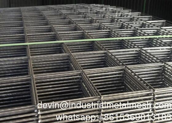 3.7mm Black Welded Wire Mesh Panel 150mm*150mm For Construction