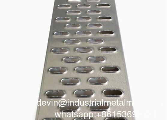 Galvanized Sheet Oval Grip Strut Work Platform Walkway Safety Grating