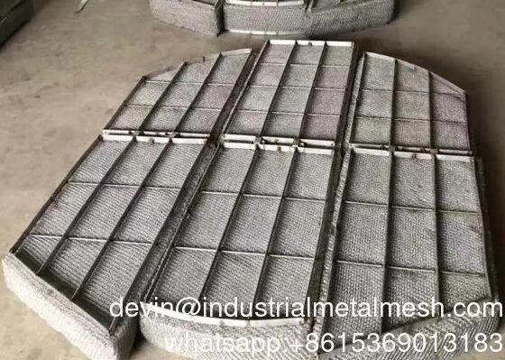 Mesh Pad Demister Filter Stainless Steel 304 316L Demister Pad