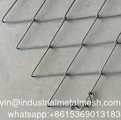 High-Tensile Slope Protection Steel Wire Mesh Rhomboid Rockfall Barrier Tecco G65/3 Rockfall Netting