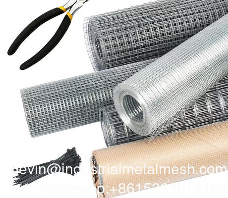 Galvanized Wire Fence PVC Coated Square Hole Welded Wire Mesh Roll for Chicken