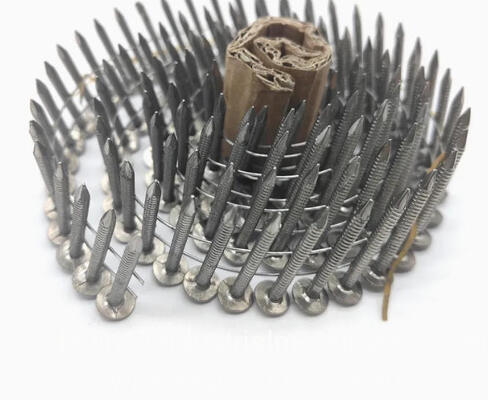 2-3/8"X. 099 Paint Yellow Screw/Spiral Pallet Coil Nails 9000PCS