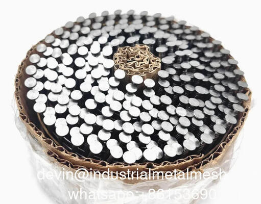 2-3/8"X. 099 Paint Yellow Screw/Spiral Pallet Coil Nails 9000PCS